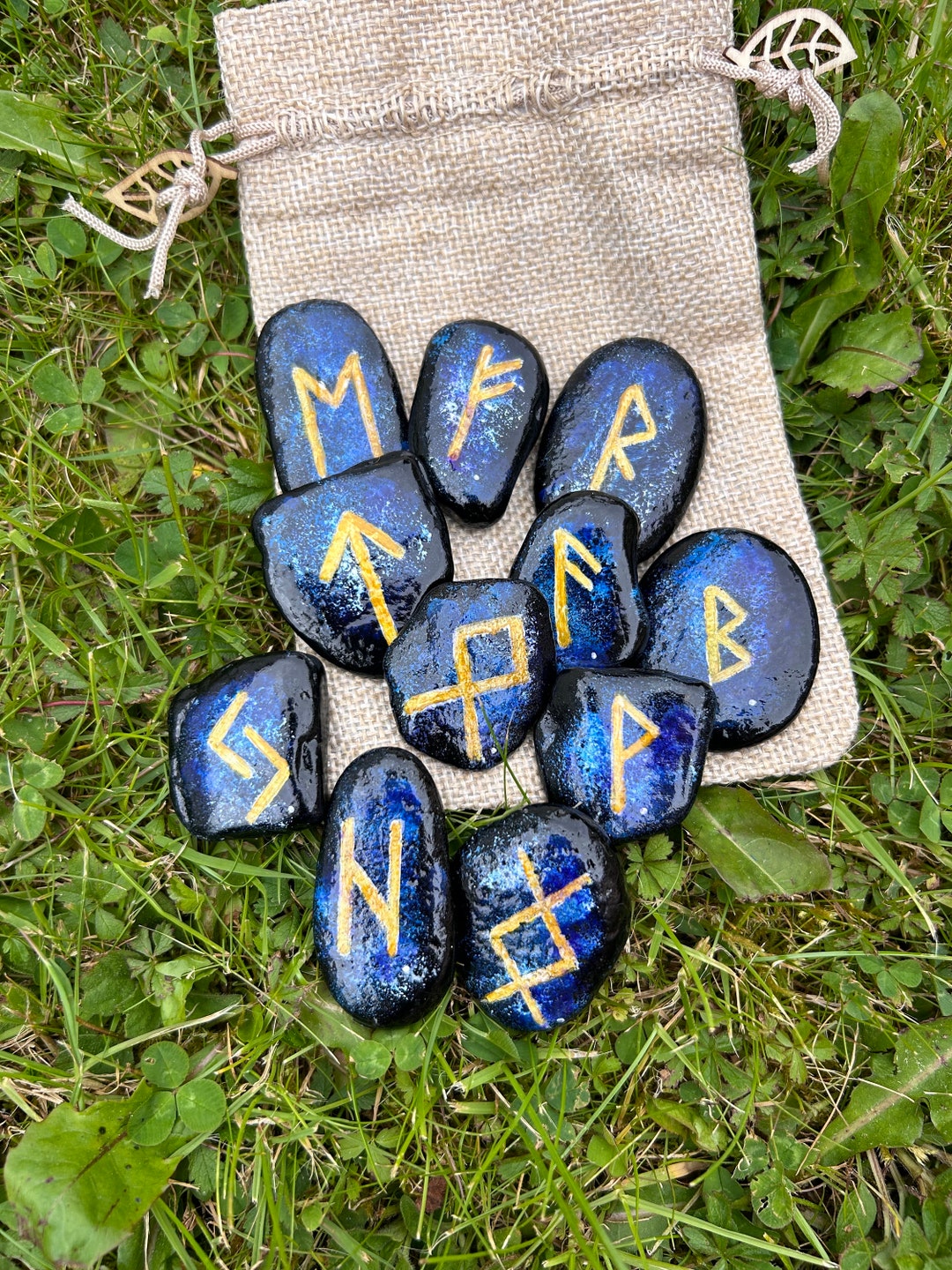Hand Painted Viking Runes - Etsy