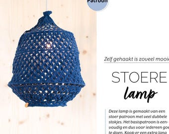 Crochet Chandelier & Lampion Pattern: Boho Summer Decor (PDF Pattern, Netherlands Language