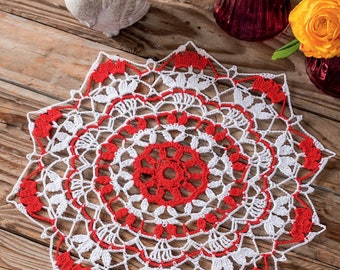 Lace Crochet Doily Pattern: Vintage Home Decor (PDF Digital Download)
