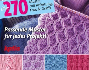 270 Knitting Patterns Book: German Instructions (PDF Pattern)