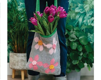 Crochet Granny Square Bag Pattern: DIY Crochet Magazine (English)