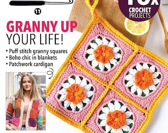 Fun Crochet Magazine: Granny Square Projects (Digital Download)