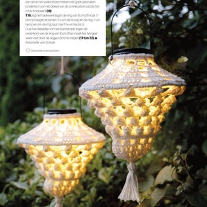 Dreamcatcher Crochet, Chandelier Madelon, Crochet Pattern Lampion, crochet lantern, Boho Summer Lampions, Crochet Mandala, Netherlands