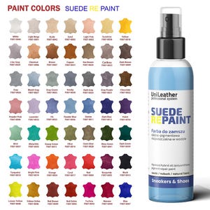 Suede re: Paint for Suede, Spray 50 colors