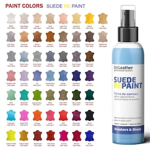 Suede re: Paint for Suede, Spray 50 colors