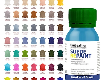 Suede re: Paint for Suede Sneakers, 50 colors,  Repair DIY