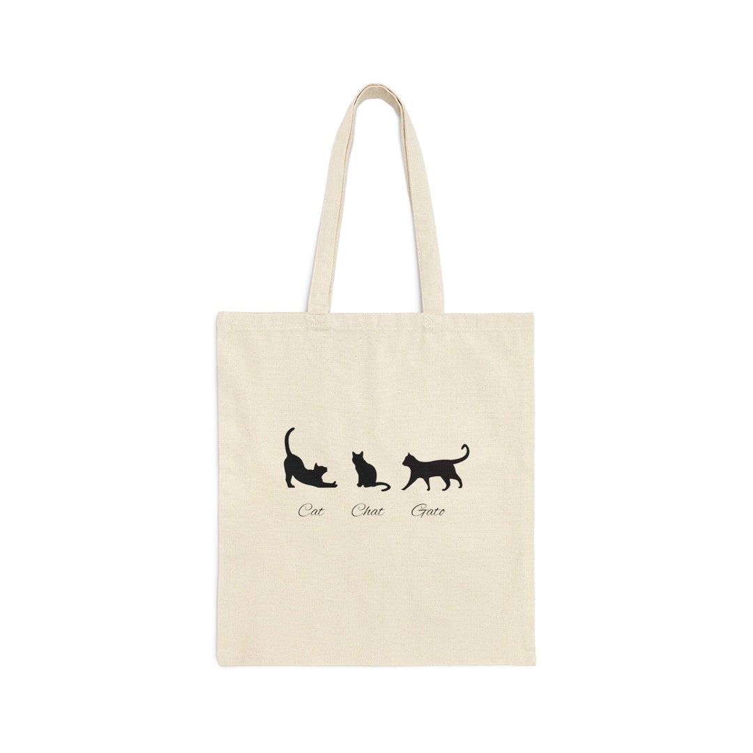 Cat by Any Name Cotton Canvas Tote Bag - Etsy