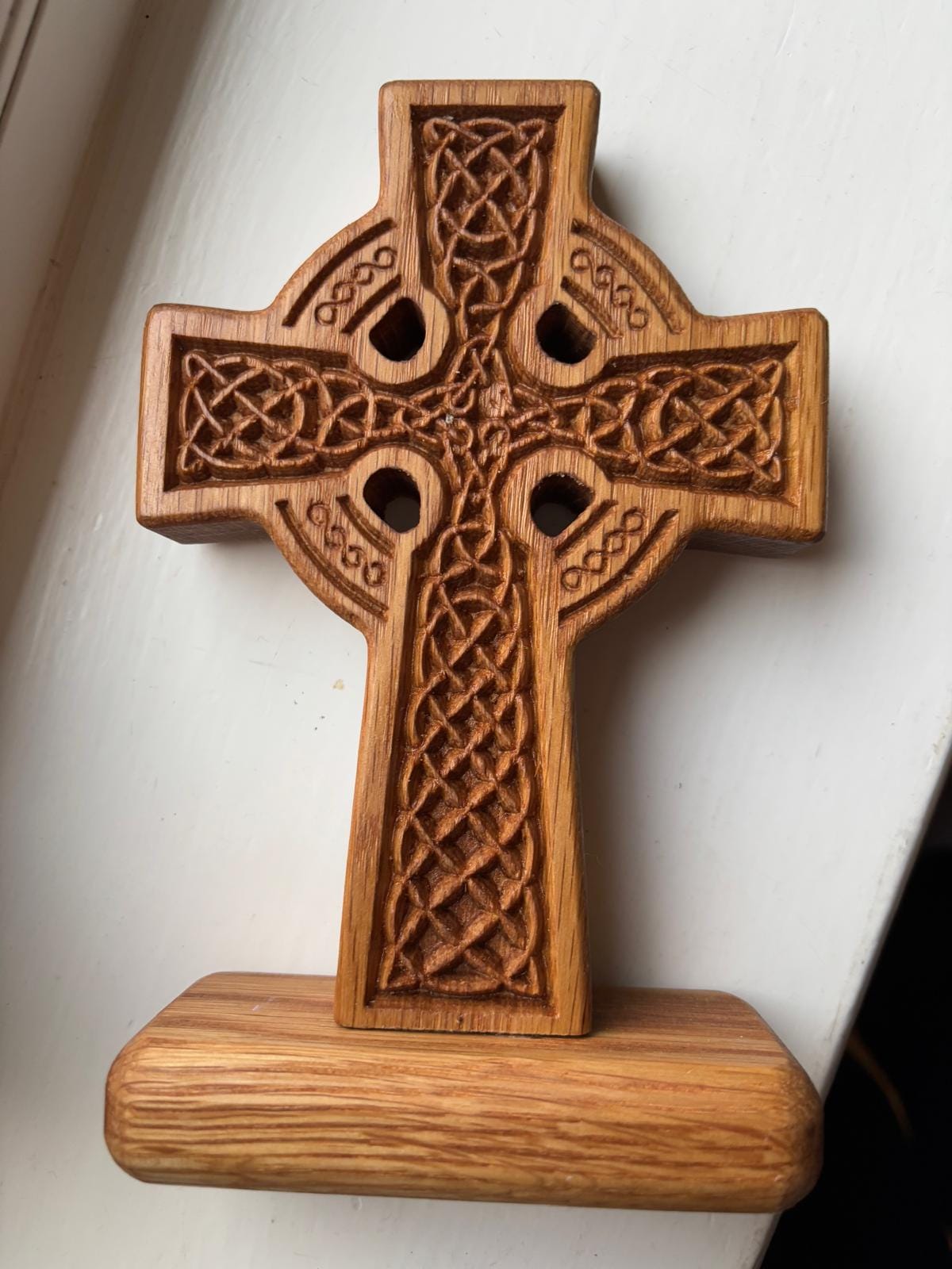 CELTIC CROSS, wooden wall picture 21x30cm Wulflund