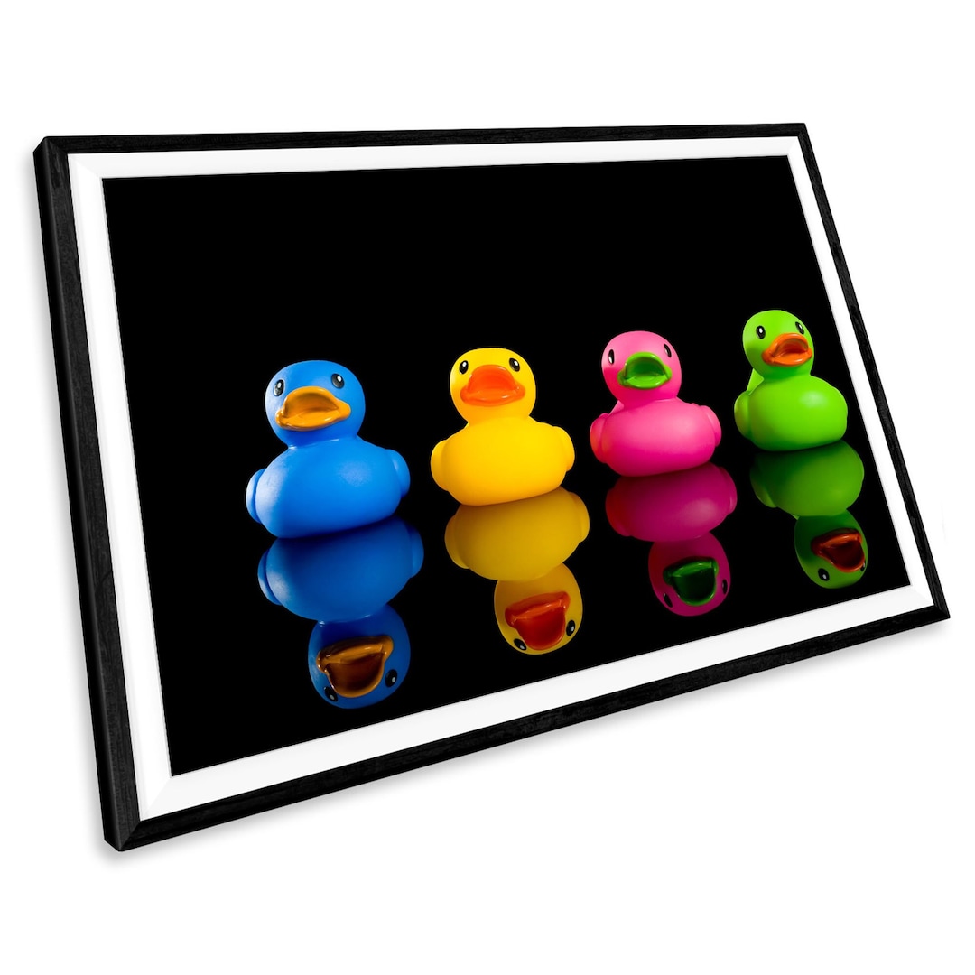 Rubber Ducks Bathroom ART POSTER PRINT Picture Wall Decor Gifts - Etsy