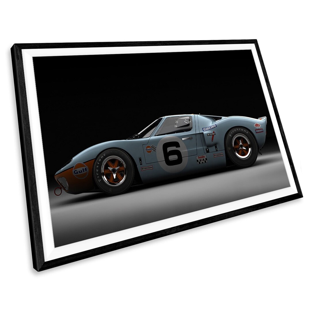 Ford Gt40 Print Le Mans Poster Storts Car unframed Picture Car Wall Art ...