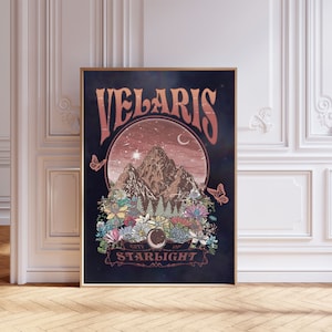 Velaris Print: A Court of Thorns and Roses Poster, ACOTAR Print, Fantasy Wall Art, Book Art, Home Décor, Sarah j Maas, Gift, A2/A3/A4/A5