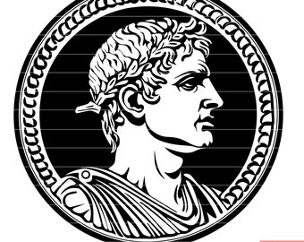 Roman Coin SVG File - Etsy