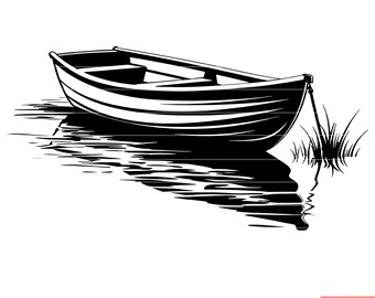 Wooden Kayak Canoe Paddle Boat Watercraft Outdoor Adventure Recreation Hobby SVG DXF PNG Cut File Digital Instant Download