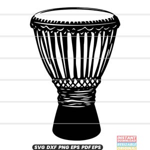 Djembe Svg, Djembe Dxf, Djembe Png, Djembe Cut File, Djembe Clipart, Djembe File, Djembe Digital File, Djembe Silhouette