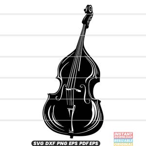 Contrabajo Svg, Contrabajo Dxf, Contrabajo Png, Archivo De Corte De Contrabajo, Clipart De Contrabajo, Archivo De Contrabajo, Archivo Digital De Contrabajo