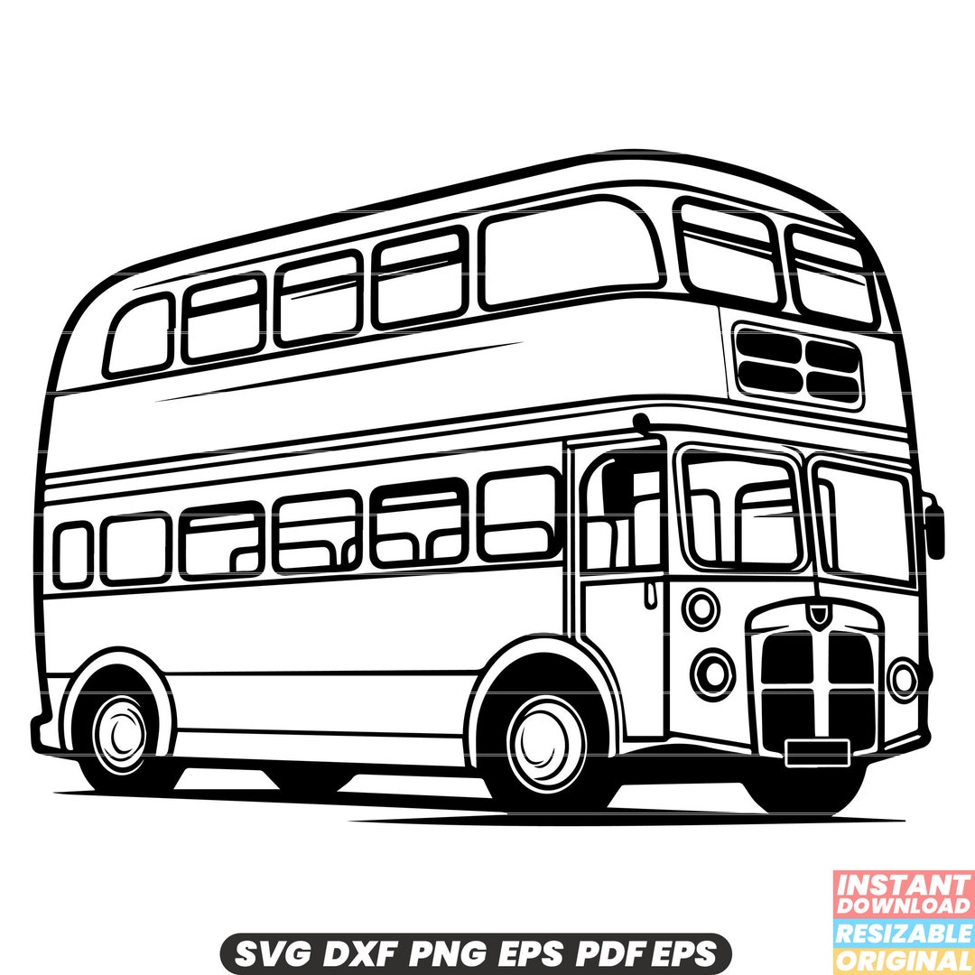 Double Decker Bus Public Transport Transportation Commuter City ...