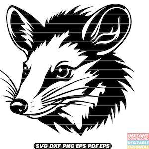 Bandicoot Tier Beuteltier Wildtiere Australien SVG DXF PNG Schnitt Datei Digital Sofort Download