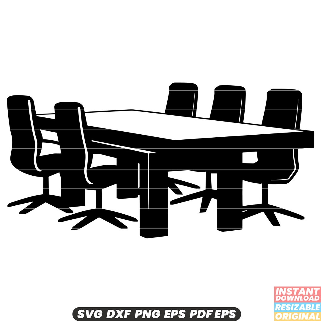 Conference Table Meeting Room Furniture Office Business Discussion ...
