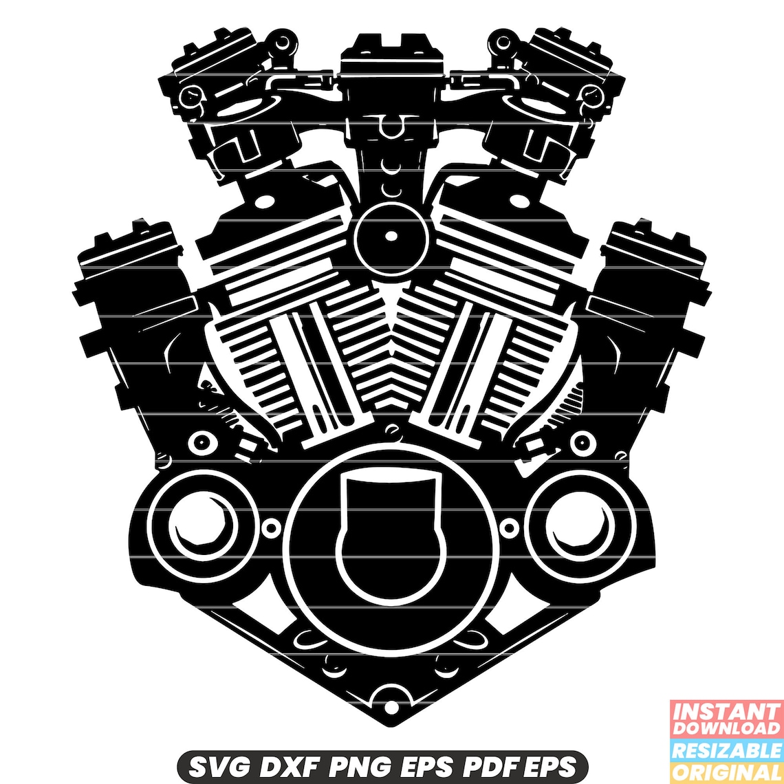 Motor Engine SVG Automotive Illustration Motor Engine Clipart ...