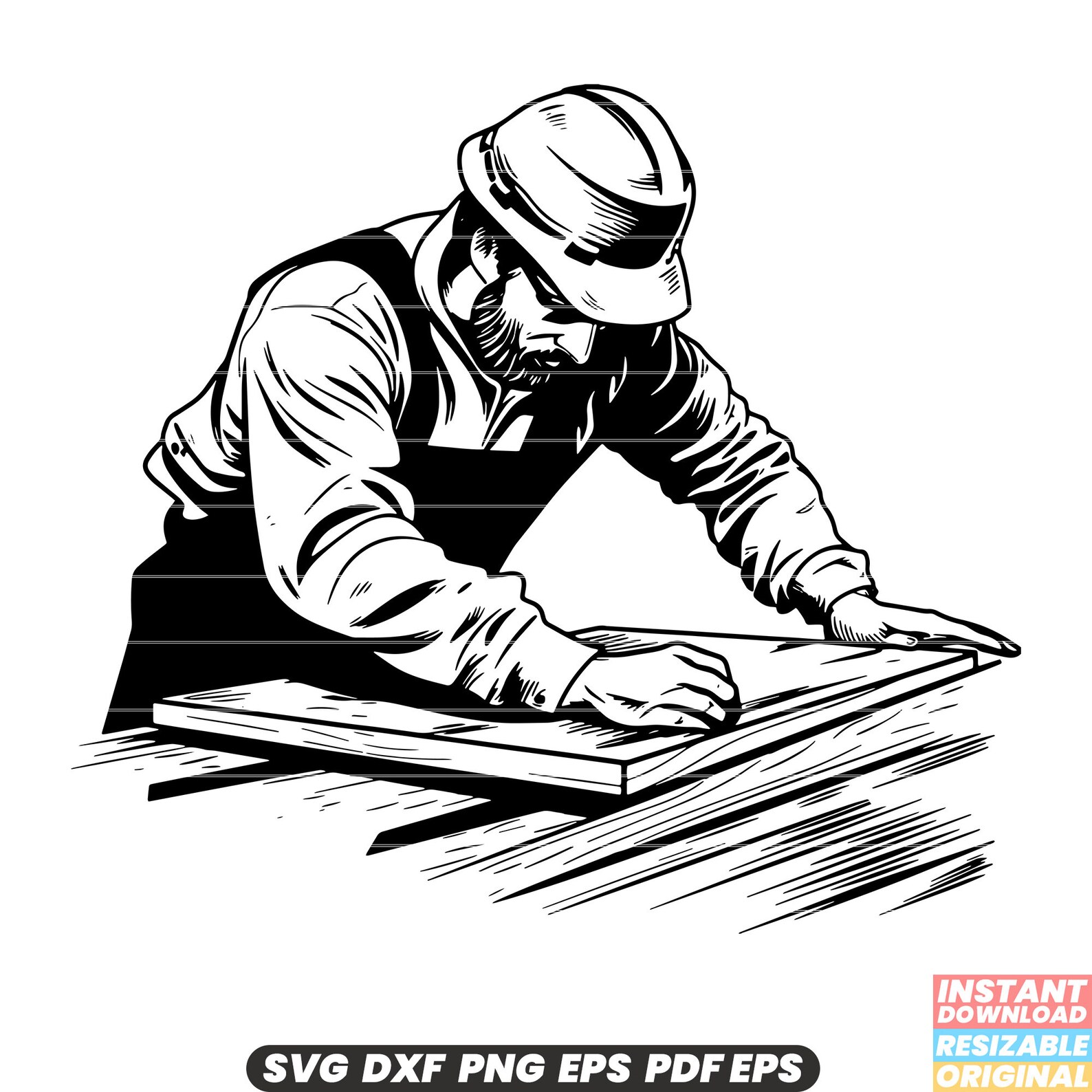 Carpenter Woodworker Craftsperson Craftsman Construction Builder ...