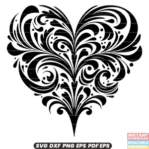Corazón Amor Romance Afecto Emoción Pasión Símbolo Cardiología Anatomía Salud Órgano vital Latido Pulso Sangre vital Tarjeta SVG DXF PNG Archivo de corte