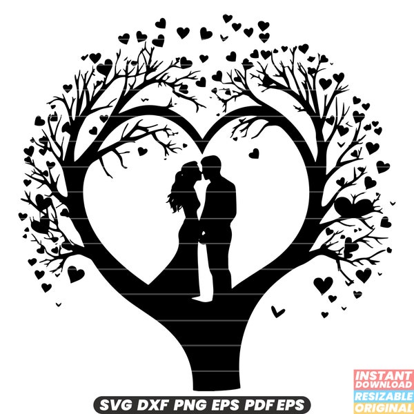 Marriage Wedding Love Commitment Relationship Union Partnership Couple Husband Wife Ceremony Vows Celebration Romance SVG DXF PNG Cut File