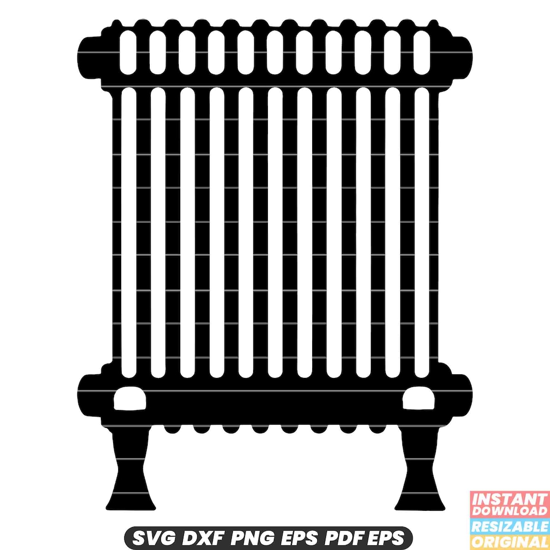 Radiator SVG - Heating Device, Cooling System, Automotive Part, Thermal ...