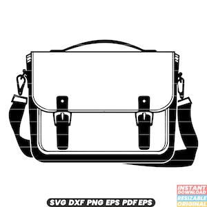 Puede incluir: Ilustración en blanco y negro de una maleta con asa superior y dos hebillas en la parte delantera.