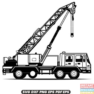 Crane SVG Crane DXF Crane PNG Crane Cut File Crane Digital File Instant Download