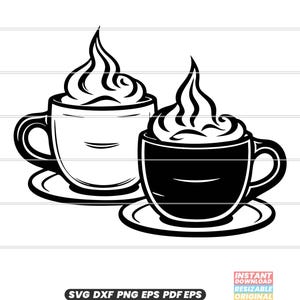 Hot Chocolate Svg, Hot Chocolate Dxf, Hot Chocolate Png, Hot Chocolate Cut File, Hot Chocolate Clipart, Hot Chocolate File