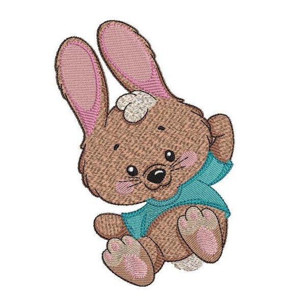 Hasi Sunny - Bunny - Easter Bunny - embroidery file for machine embroidery