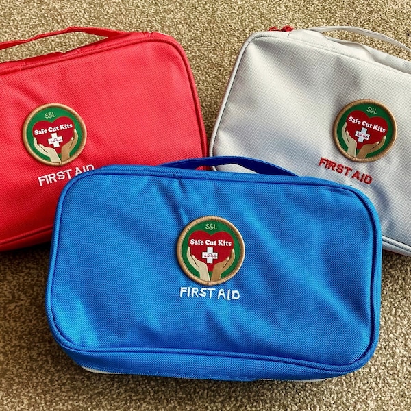 Safe Cut Kits for Self Harm Care - RED, BLUE or GREY kit bag