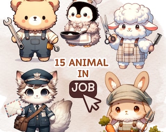 animal Occupations/job Clipart