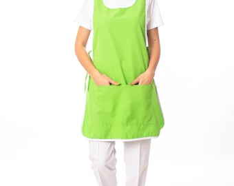 Front-Pocketed Cleaning Tabard