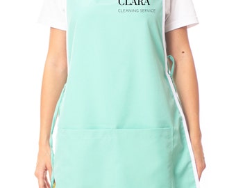 Front-Pocketed Cleaning Tabard - Personalized Tabard