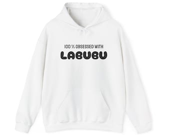 Sudadera con capucha y cuello redondo "Obsesionado con Monster Doll"