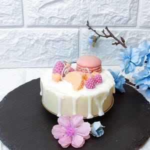 Pistachio Cake Candle | Gifts for him | Gifts for her| Summer decoration| Dessert candle |Unique birthday gift| Scented Candle 280gr