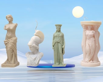 x6 Pillar Candles Gift Boxes | Gift Ideas | Scented Candles Gift Set | Aphrodite | Eros & Psyche Candle | Αρωματικα Αρχαιοελληνικα Κεριά