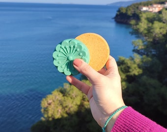 Saponi naturali fatti a mano con Curcuma o Argilla Gialla, senza profumo, cura dei capelli e del corpo con proprietà disintossicanti.