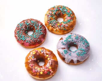 Donut Wax Melt Set Of 4 pcs | Scented Soy Wax | Handmade | Wax Warmer Melts