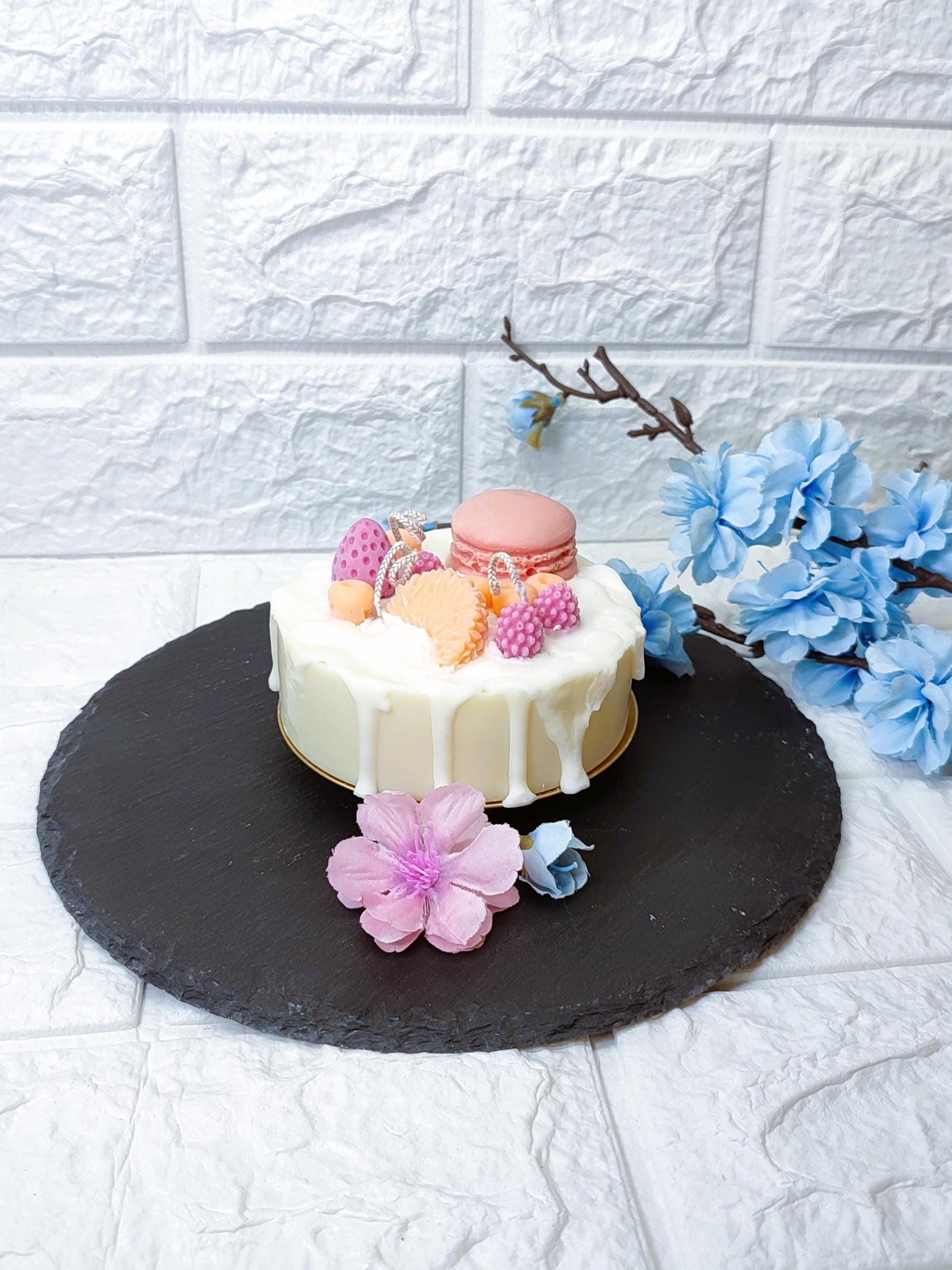 Pistachio Cake Candle | Gifts for him | Gifts for her| Summer decoration| Dessert candle |Unique birthday gift| Scented Candle 280gr