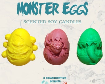 Monster Eggs: Dragon/ Mimic / Beholder