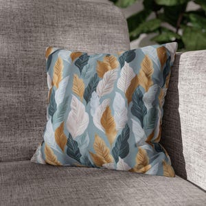 Fall Pillow Cover | Throw Pillow Cover | Autumn Decor Living Room Family Room Throw Cushion Cover | Thanksgiving Cottage Core Decor