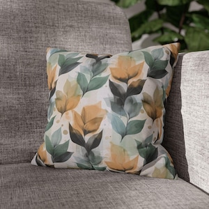 Autumn Pillow Cover | Throw Pillow Cover | Fall Decor Living Room Family Room Throw Cushion Cover | Thanksgiving Cottage Core Decor