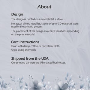 Puede incluir: Imagen con texto sobre el dise&ntilde;o del producto y las instrucciones de cuidado. El dise&ntilde;o est&aacute; impreso en una superficie lisa y plana. Limpiar con un pa&ntilde;o h&uacute;medo de algod&oacute;n o microfibra. Evitar el uso de productos qu&iacute;micos. Enviado desde EE. UU.