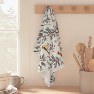 Paño de cocina de invierno, paño de cocina de microfibra tipo gofre, paño de cocina de invierno, paño de cocina de otoño, paño de cocina navideño imagen 2