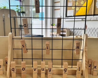 EYFS Large Pegs - Maths and Phonics