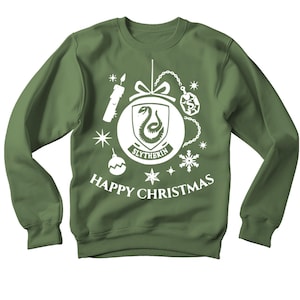 Slytherin Happy Christmas SVG File