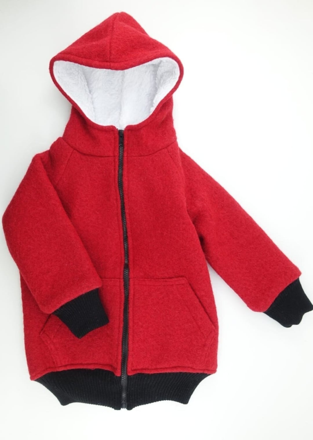 Lana Cotta Cappotto Di Lana Tiene Caldo Giacca In Lana Per Bambini