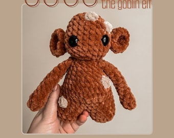 Bobo the Goblin Elf (crochet PATTERN)